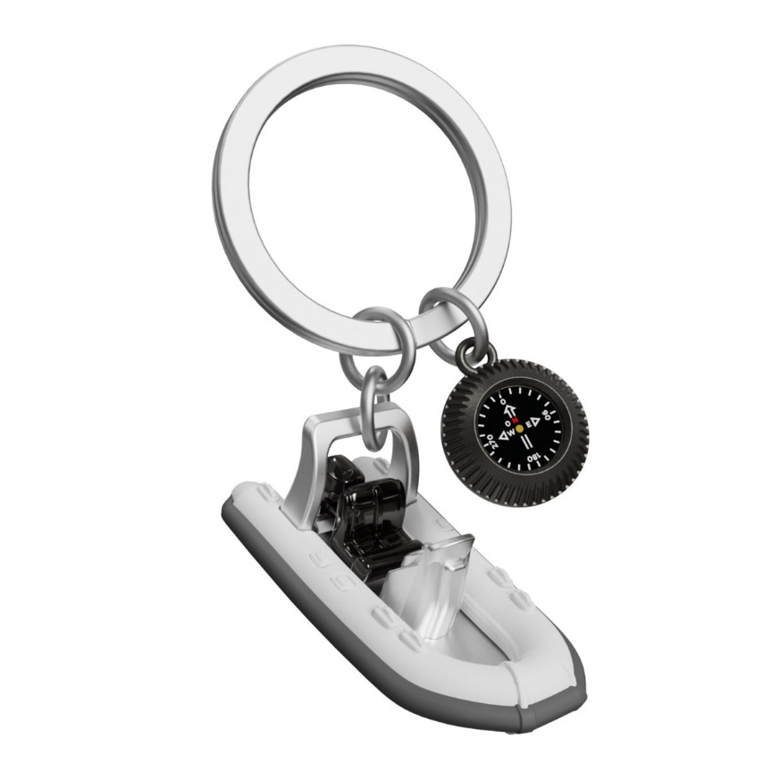 Metalmorphose Rubber Boat Keychain