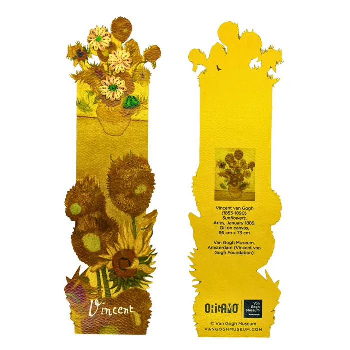Origamo Bookmark The Artists Collection - Van Gogh Sunflowers