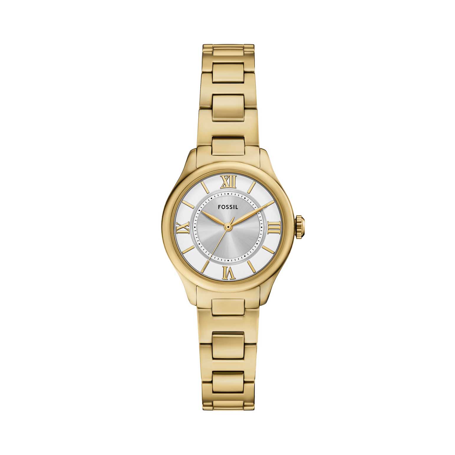 Fossil Gilmore Three-Hand Gold-Tone StainlESs Steel Watch ES5421