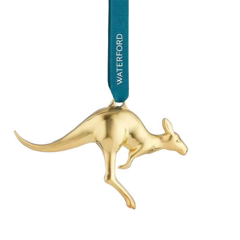 Waterford Kangaroo Golden Ornament