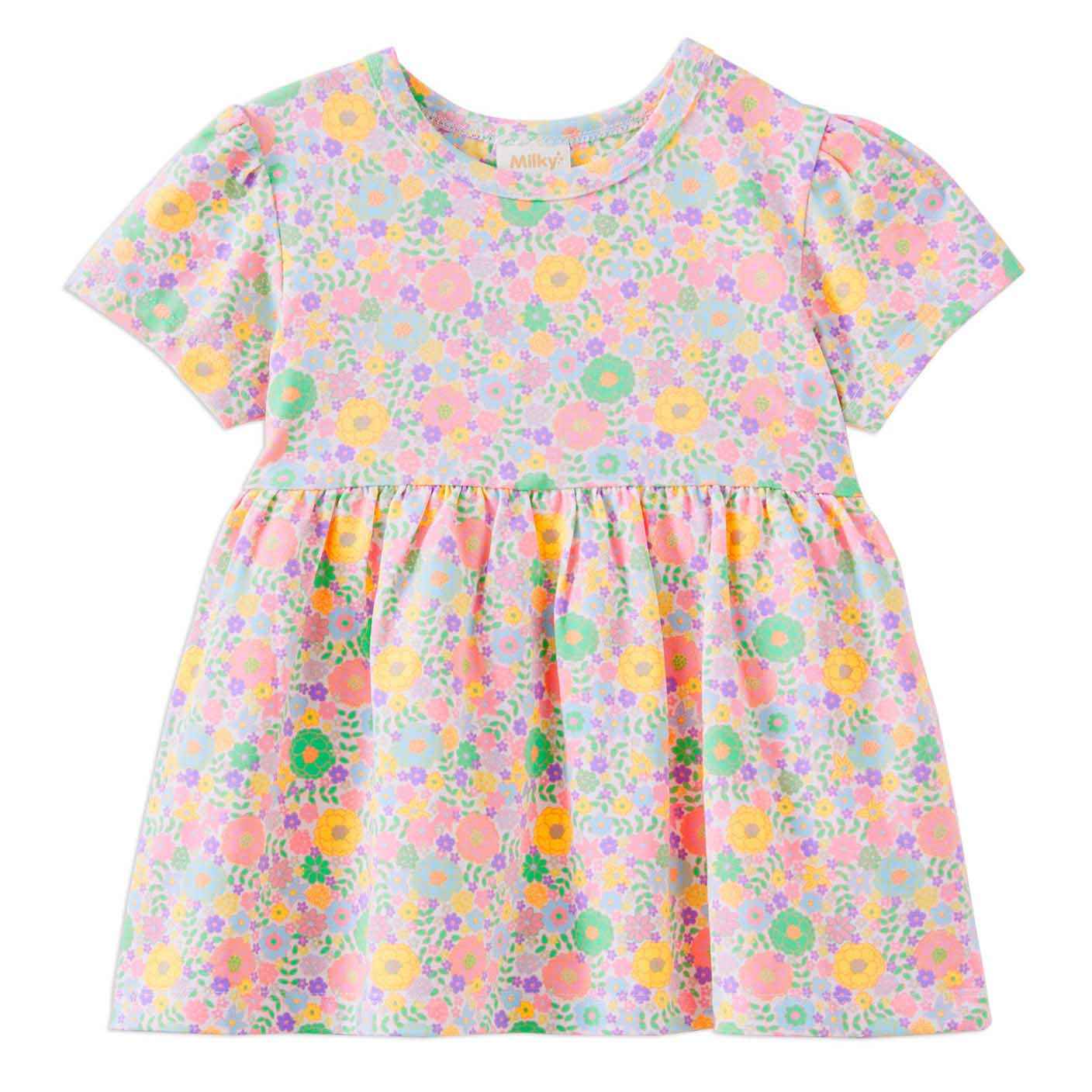 Milky Pastel Garden Swing Tee 2-7Y