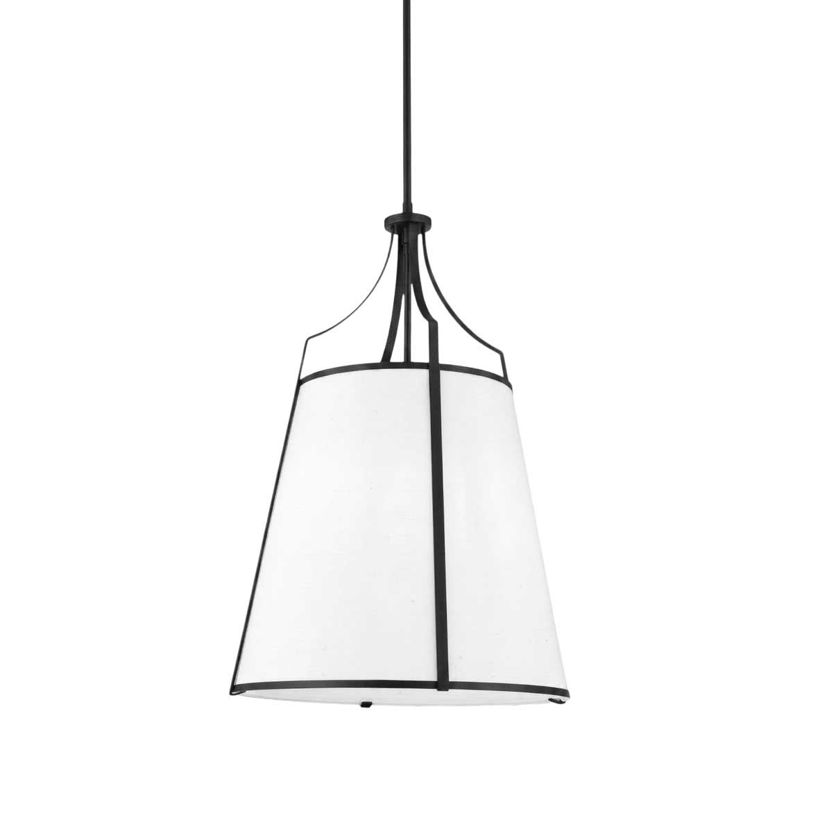 French Country Ellery Pendant Narrow Black