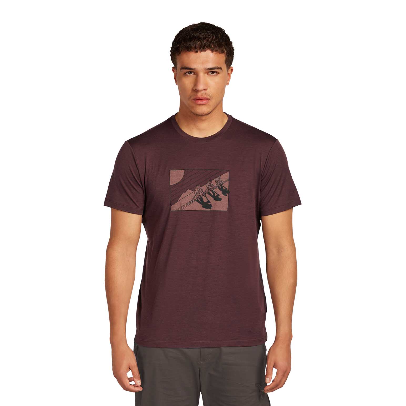 Icebreaker M Merino 150 Tech Lite SS Tee In The Wild