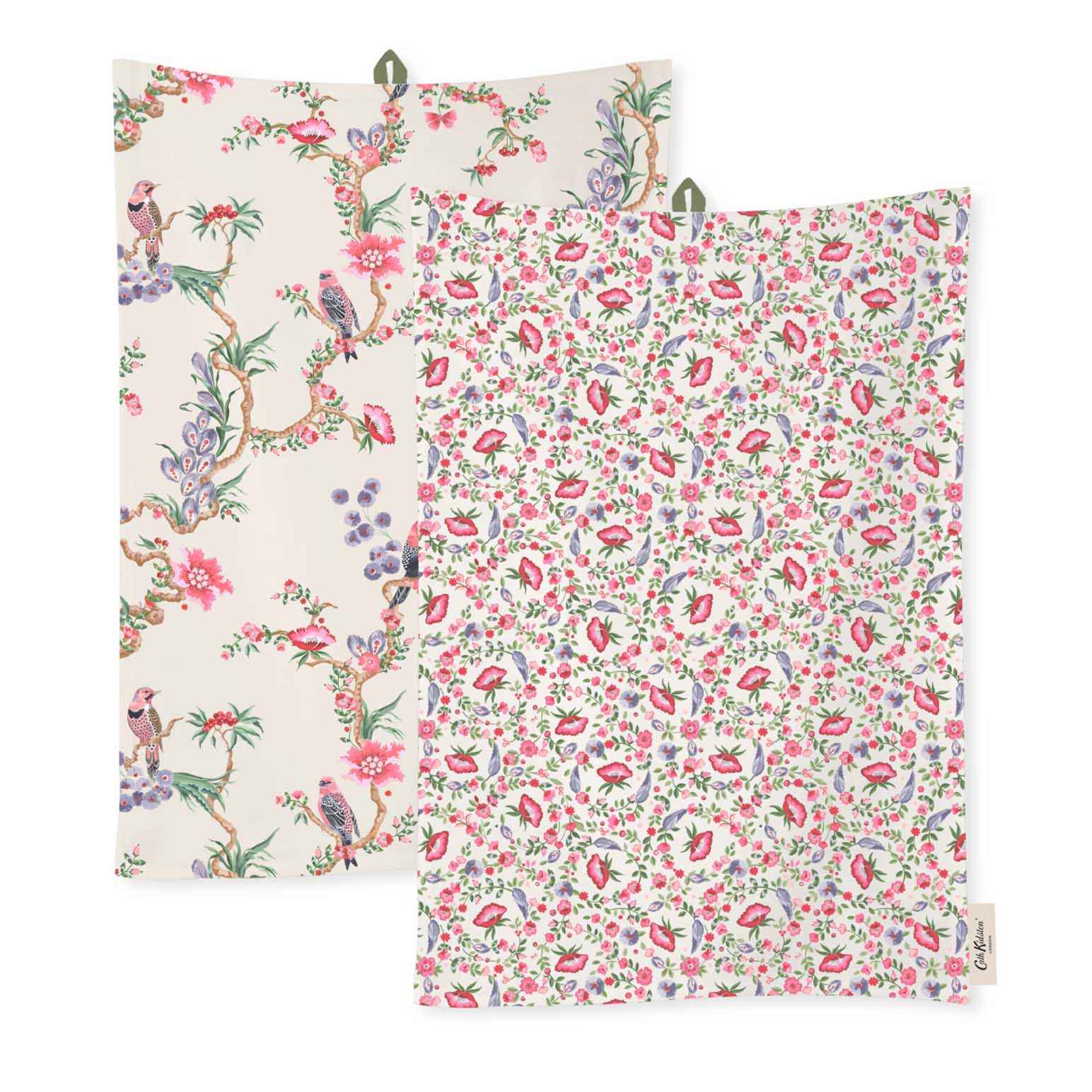 Cath Kidston Spring Birds Tea Towels 2pk