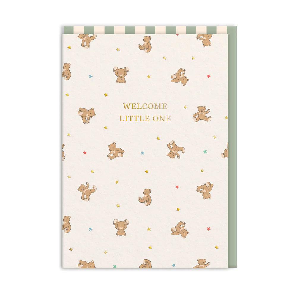 Cath Kidston Welcome Little One Bears Greeting Card