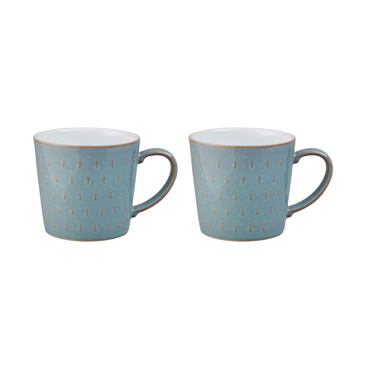 Denby Azure Cascade Mug 460ml Set Of 2