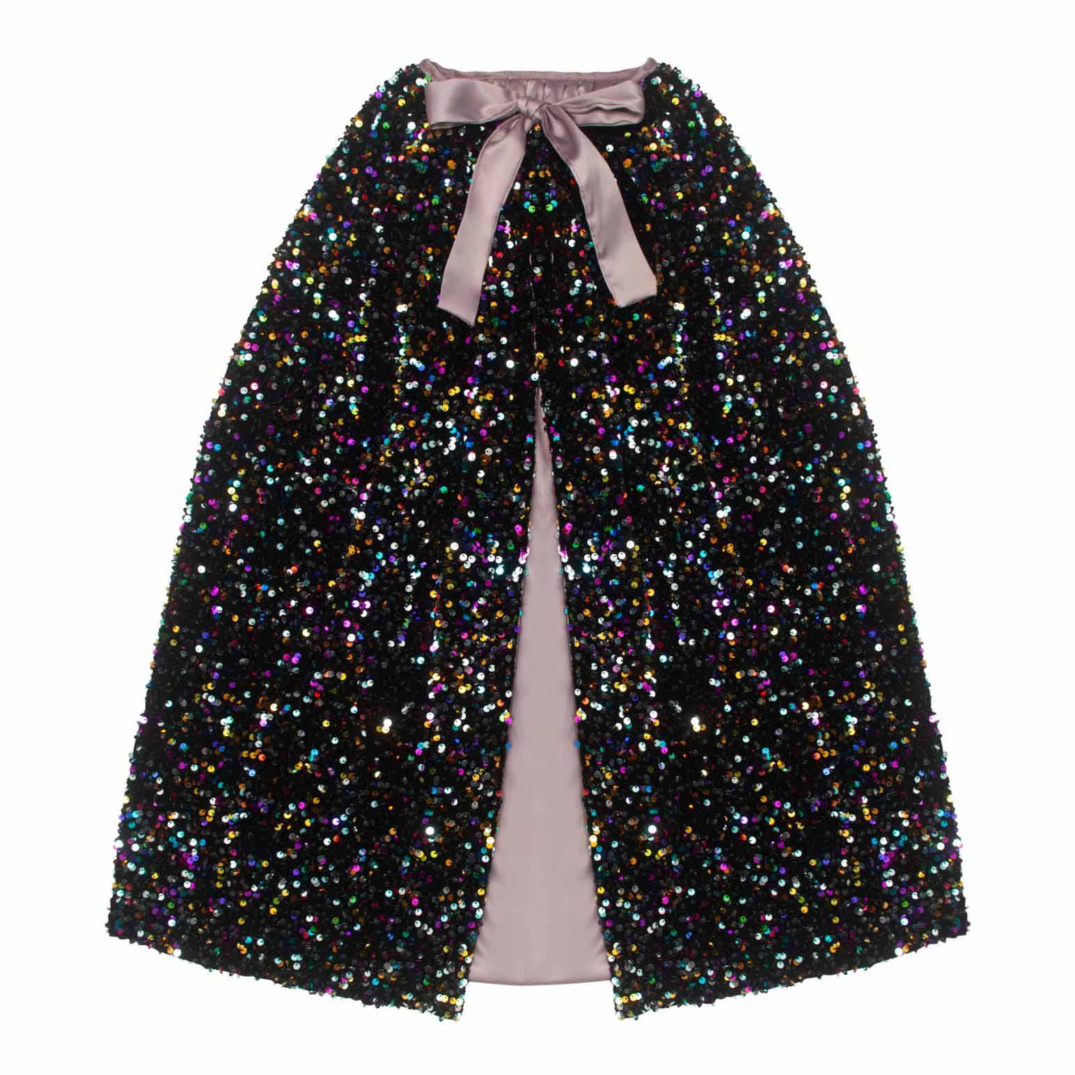 Mimi & Lula Rainbow Sequin Cape