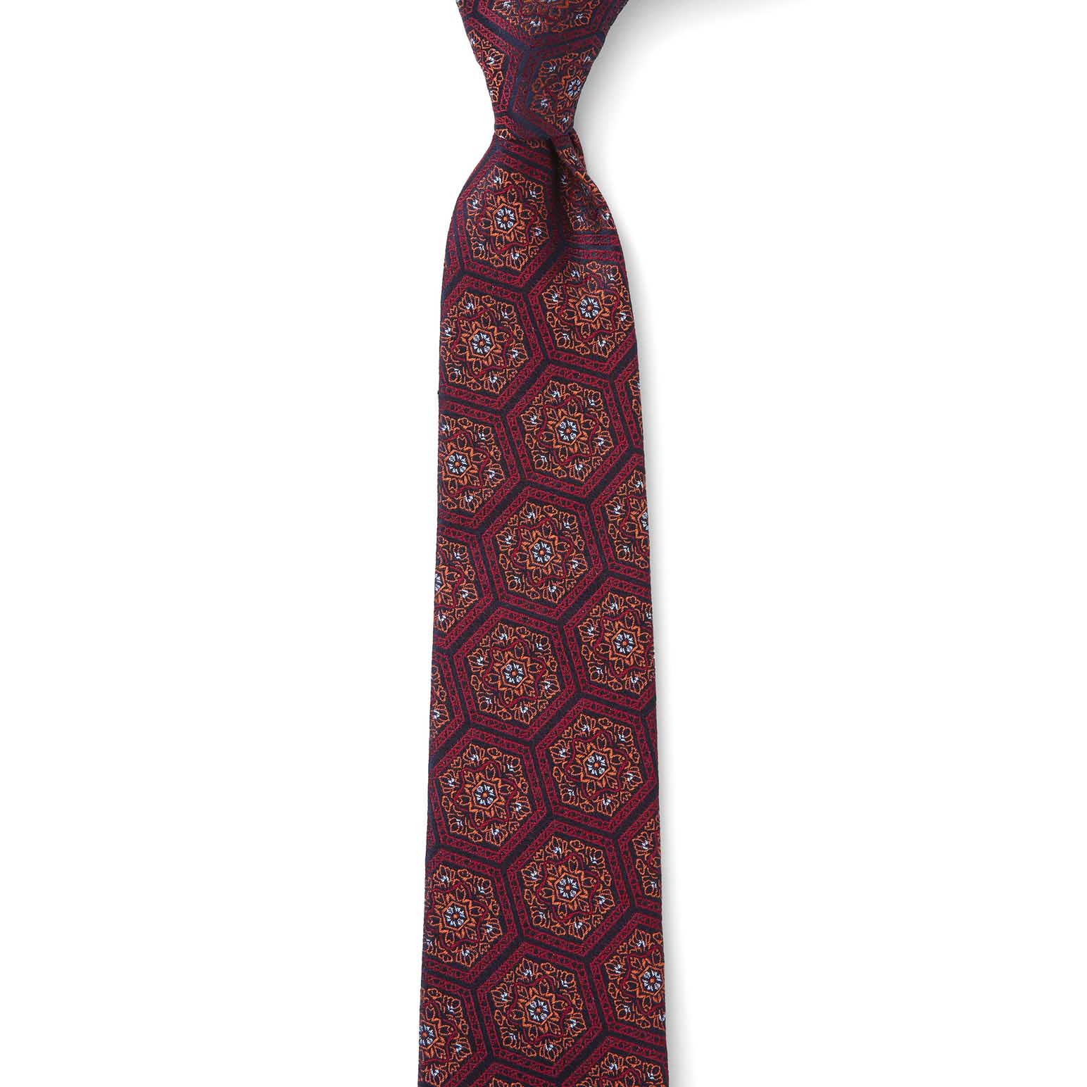 Cambridge Hex Foulard 7.5cm Tie