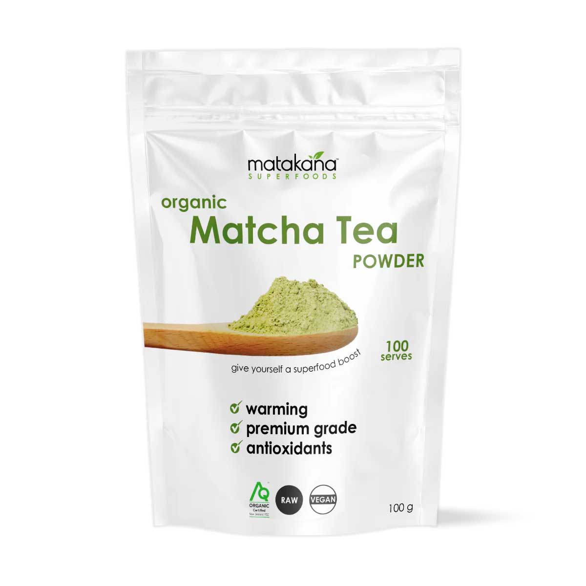 Matakana Superfoods Matcha Organic Powder 100g
