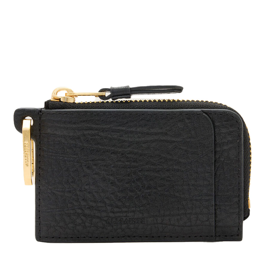 AllSaints Remy Leather Grain Wallet