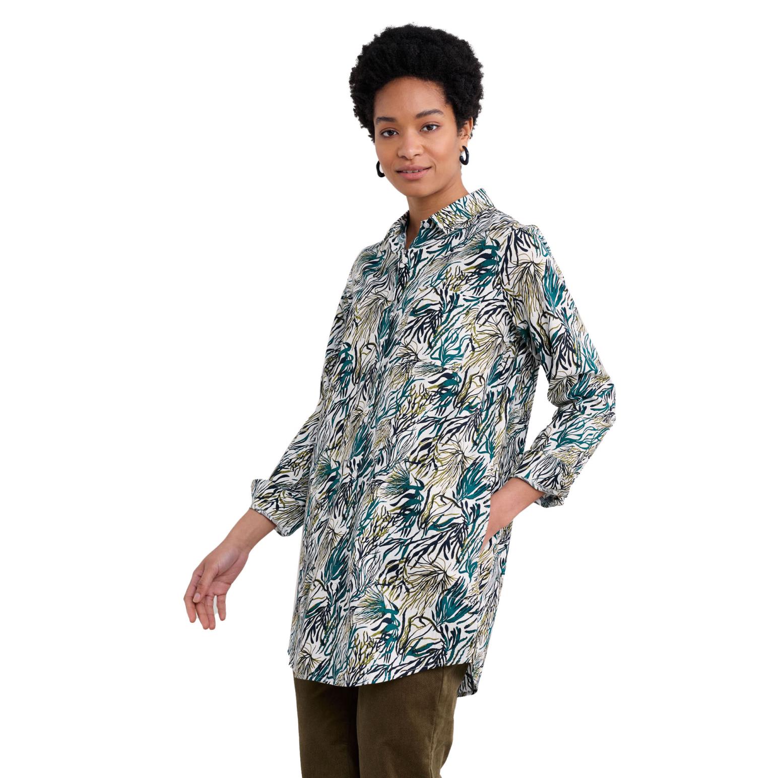 Seasalt Cornwall Waterworn Shirt River Kelp Chalk Loch
