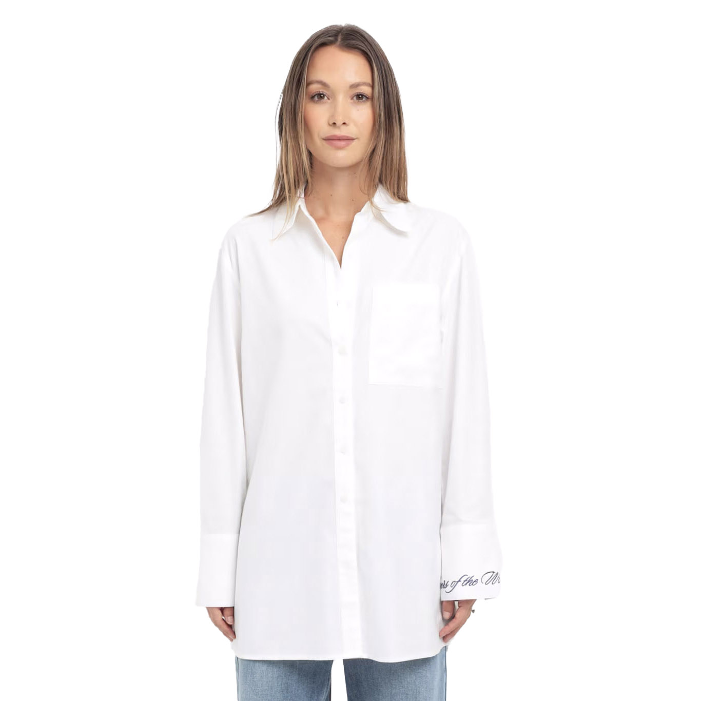 JAG x Rosalie Burns Cameila Stripe Oxford Shirt