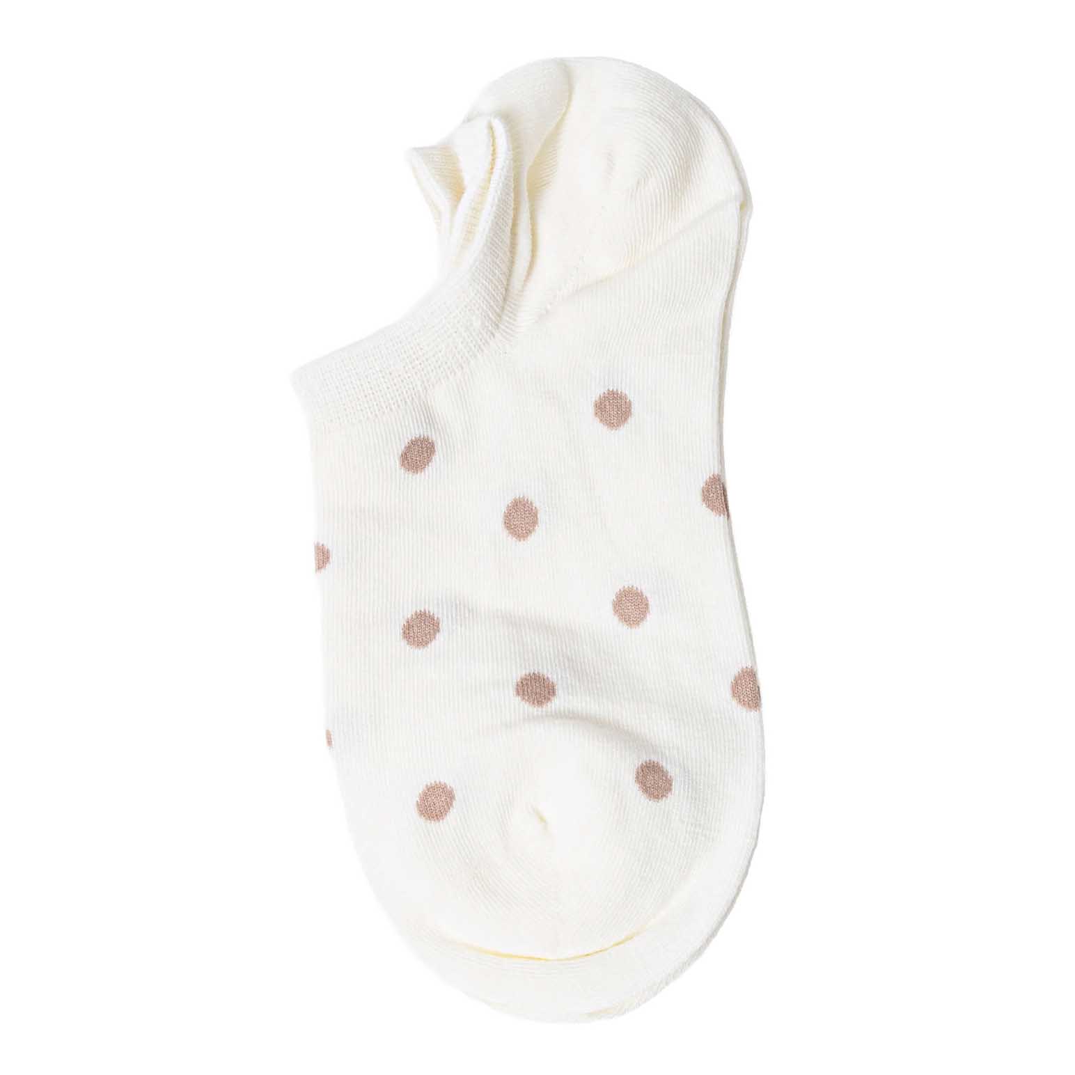 Stella + Gemma Socks Cream With Latte Dots