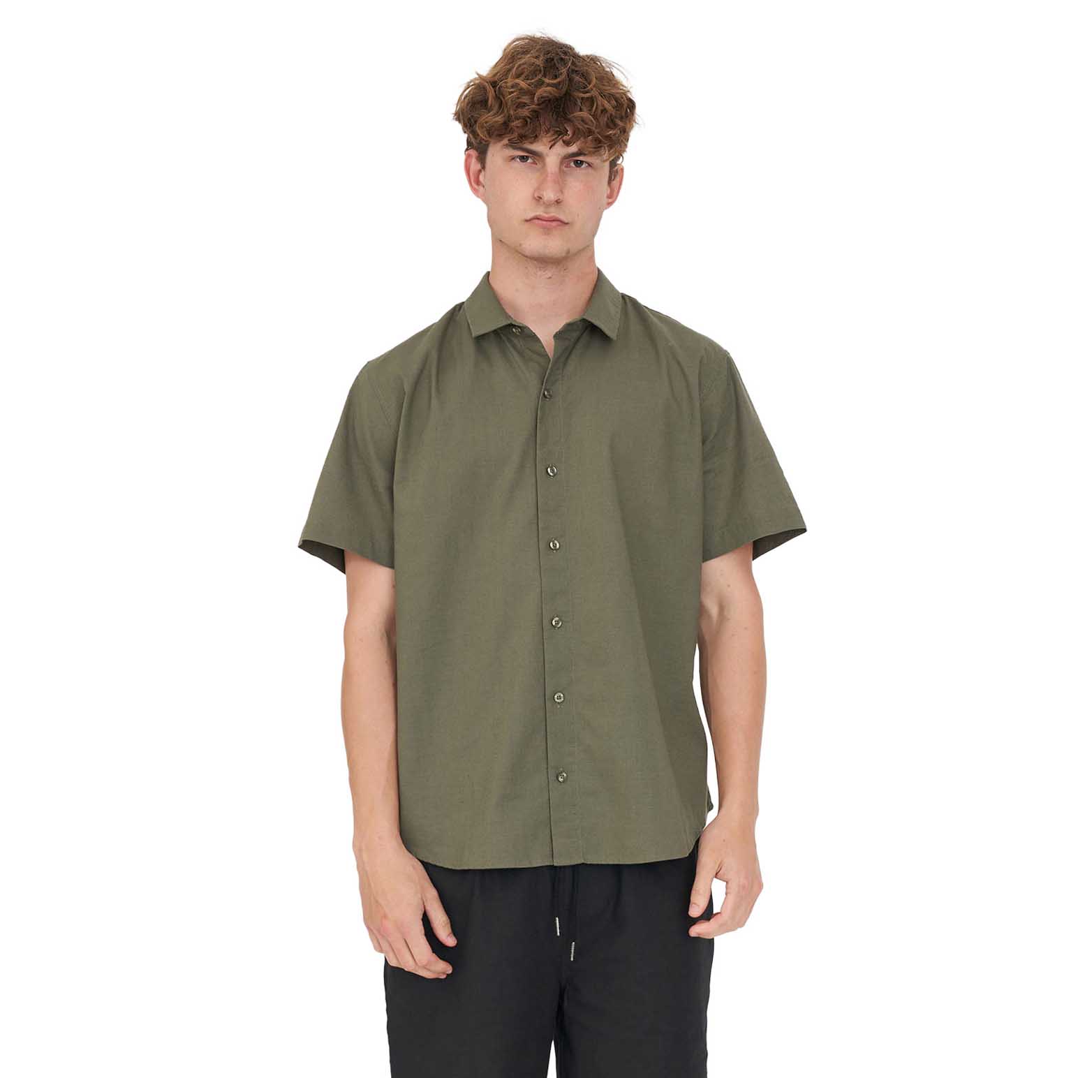 Huffer Lin-In Short Sleeve Shirt