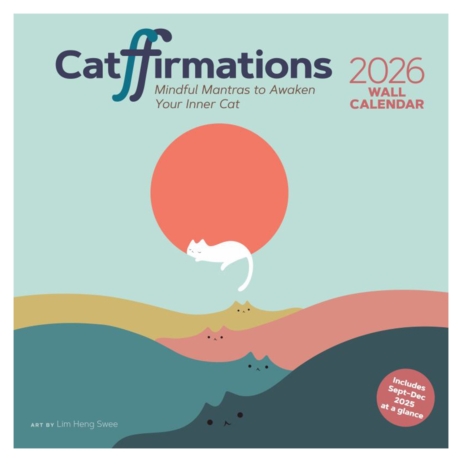 Catffirmations 2026 Wall Calendar