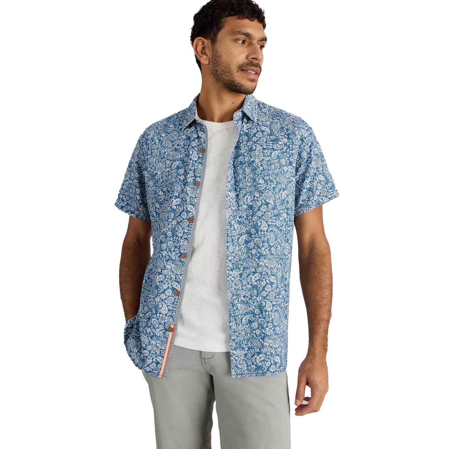 White Stuff Finsbury Paisley Printed Shirt