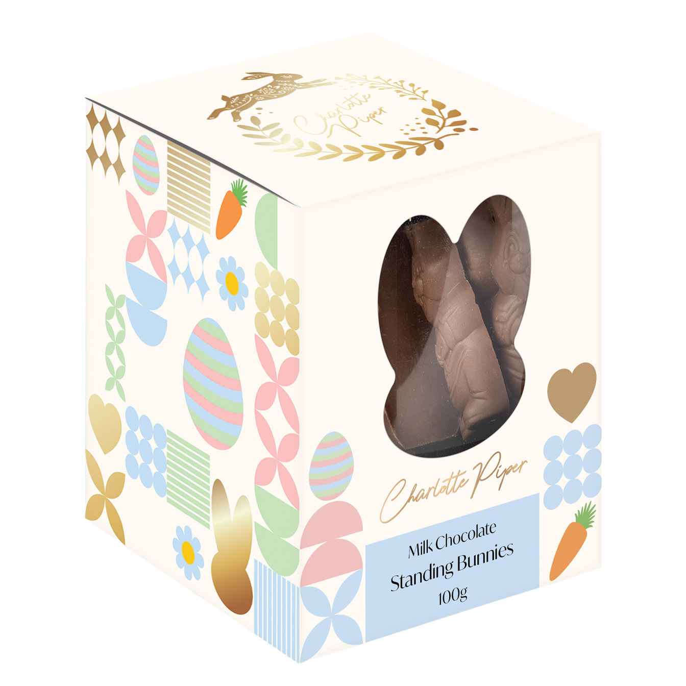 Charlotte Piper Box Easter Treats - Milk Chocolate 100g