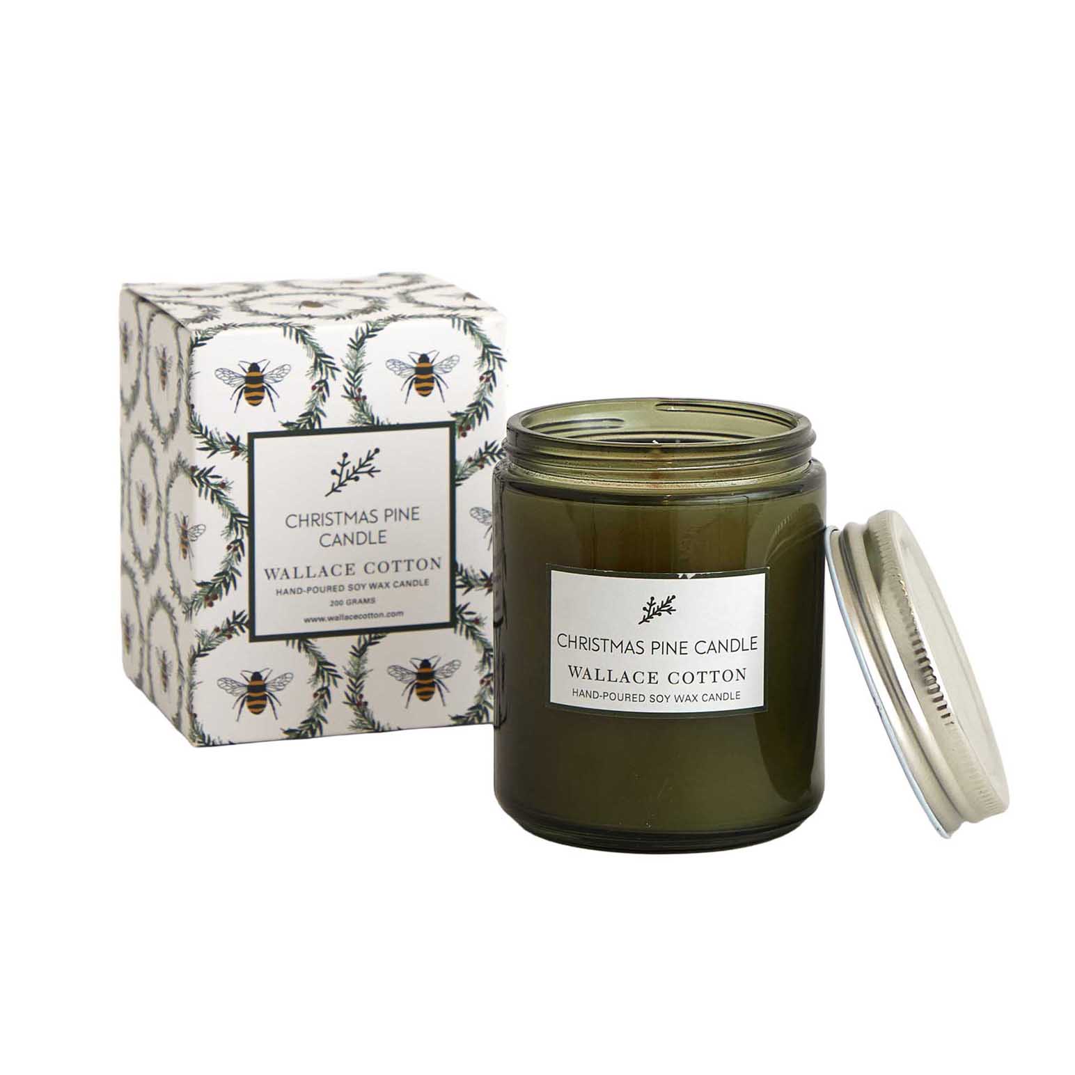Wallace Cotton Christmas Pine Candle