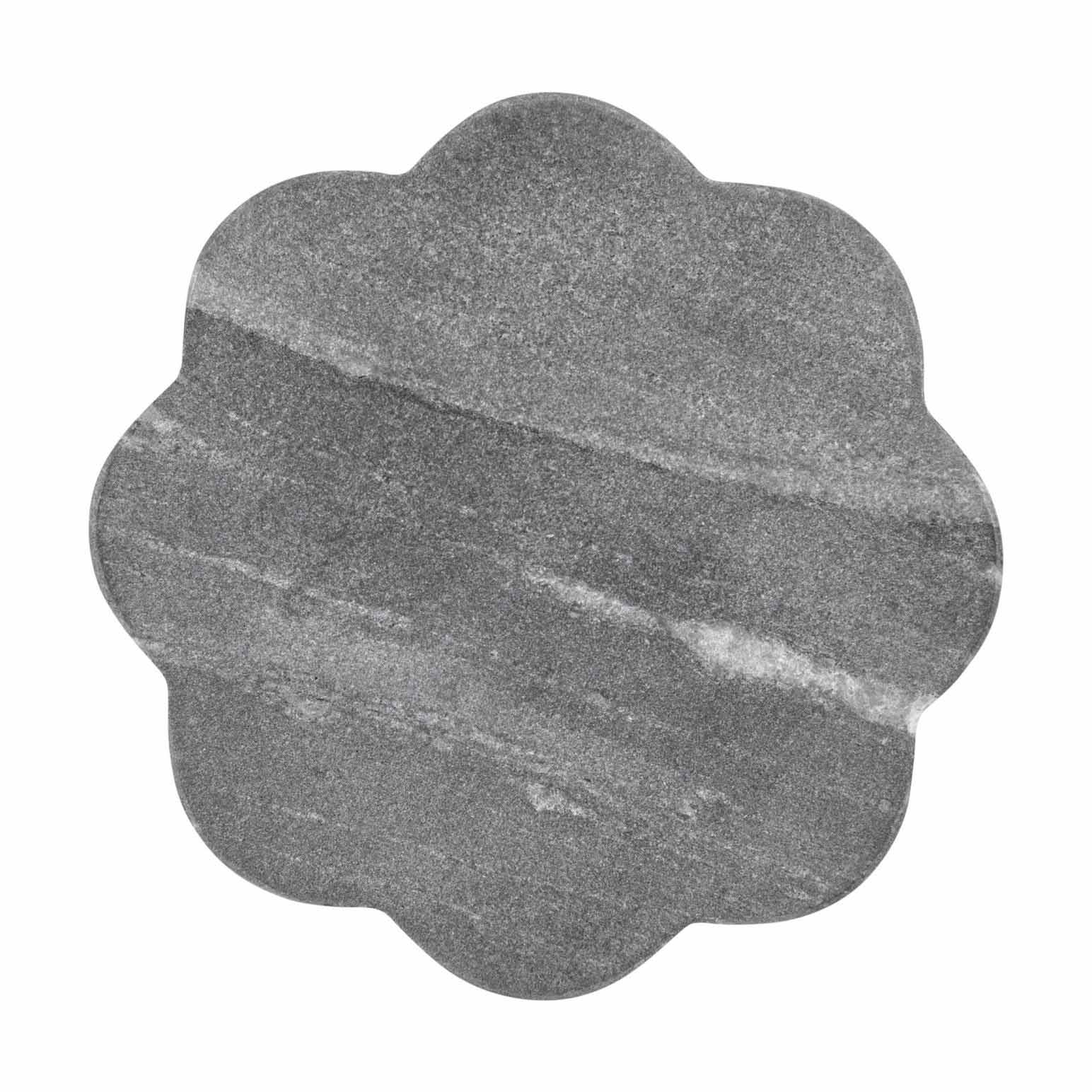Maxwell & Williams Collective Scallop Marble Coaster 11.5cm Charcoal
