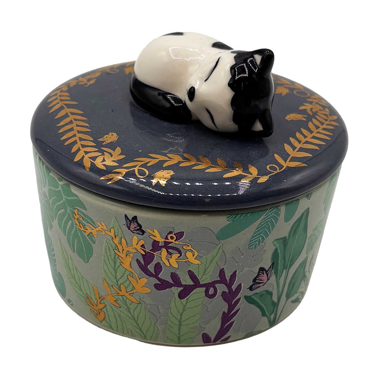 House Of Disaster Boulevard Cat Trinket Pot