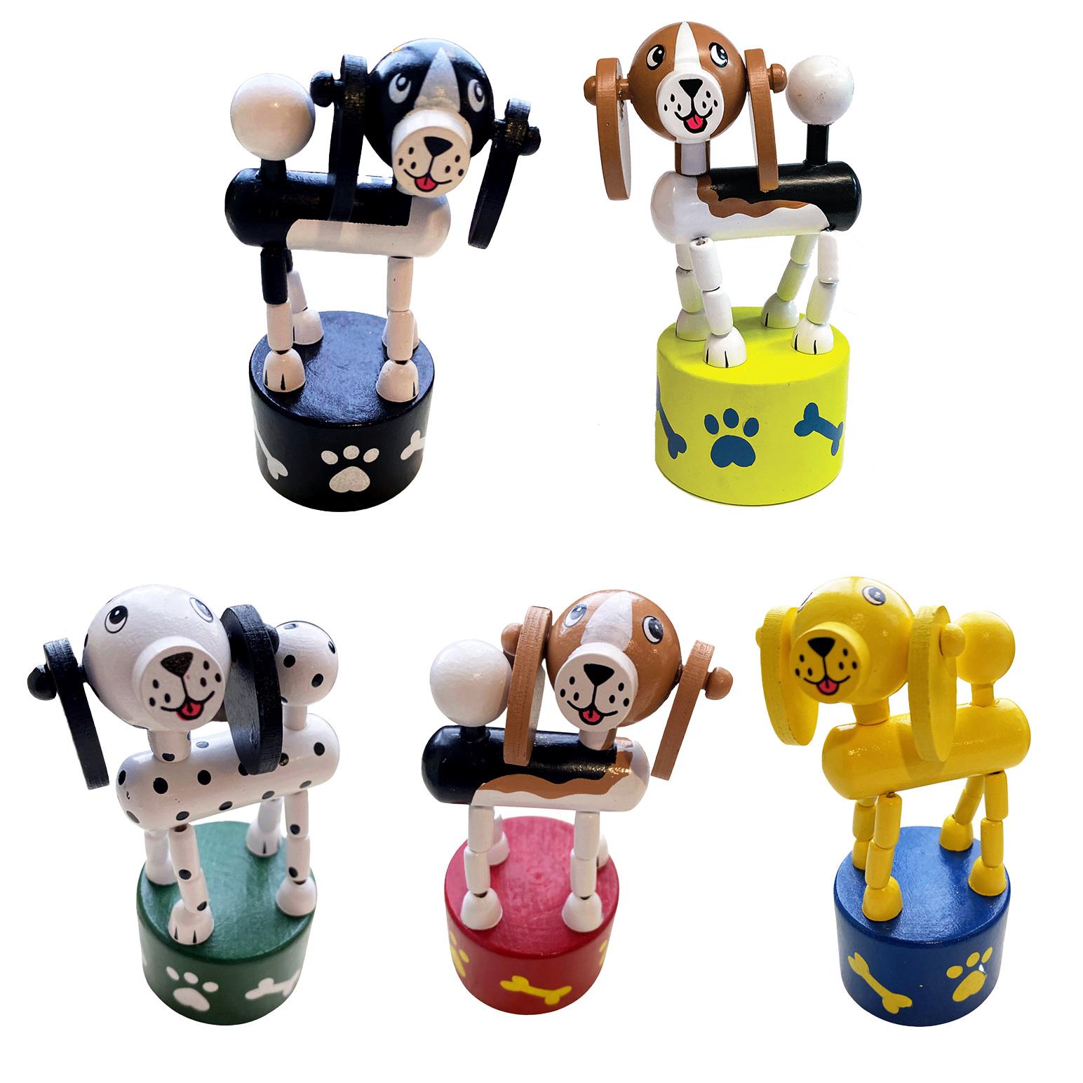 House of Marbles Wooden Wobbly Woofers - Assorted