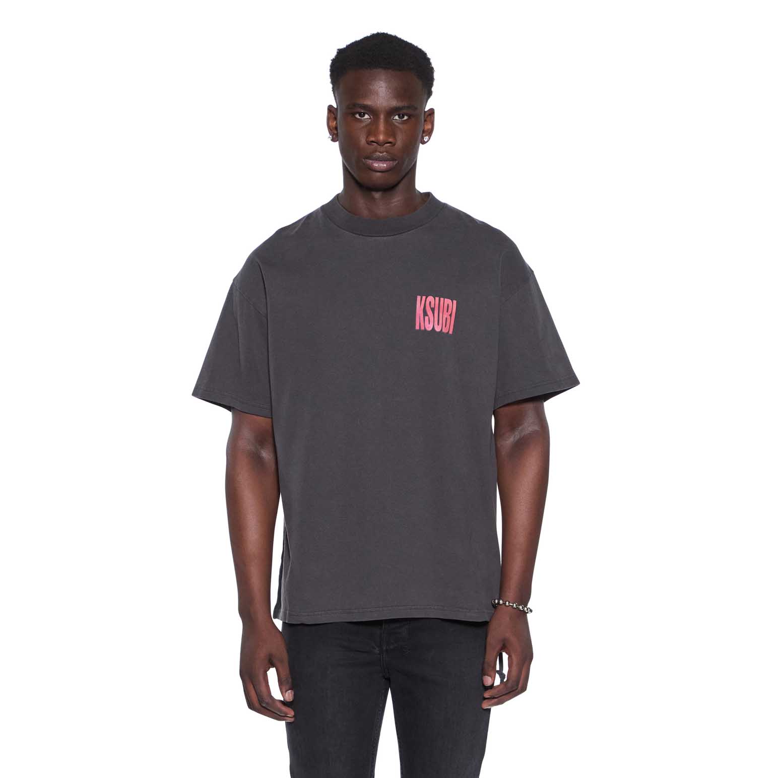 Ksubi Panthera Ekcess SS Tee Faded Black