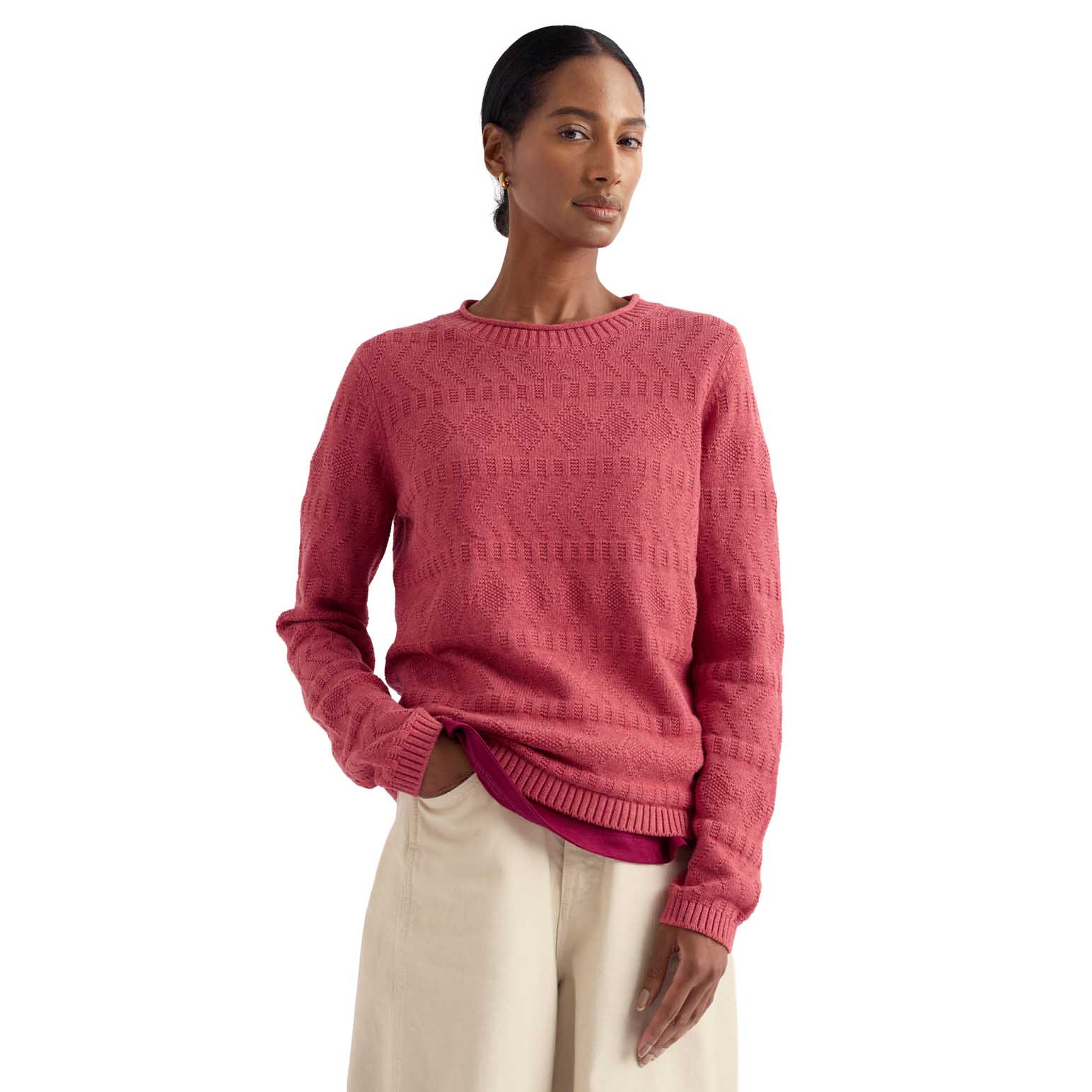 Seasalt Cornwall Kinter Jumper - Echinacea