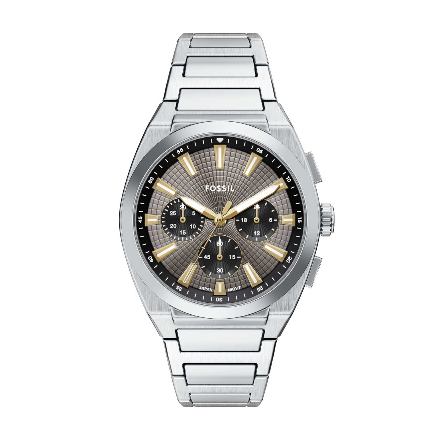 Fossil Everett Chronograph Stainless Steel Watch FS6128