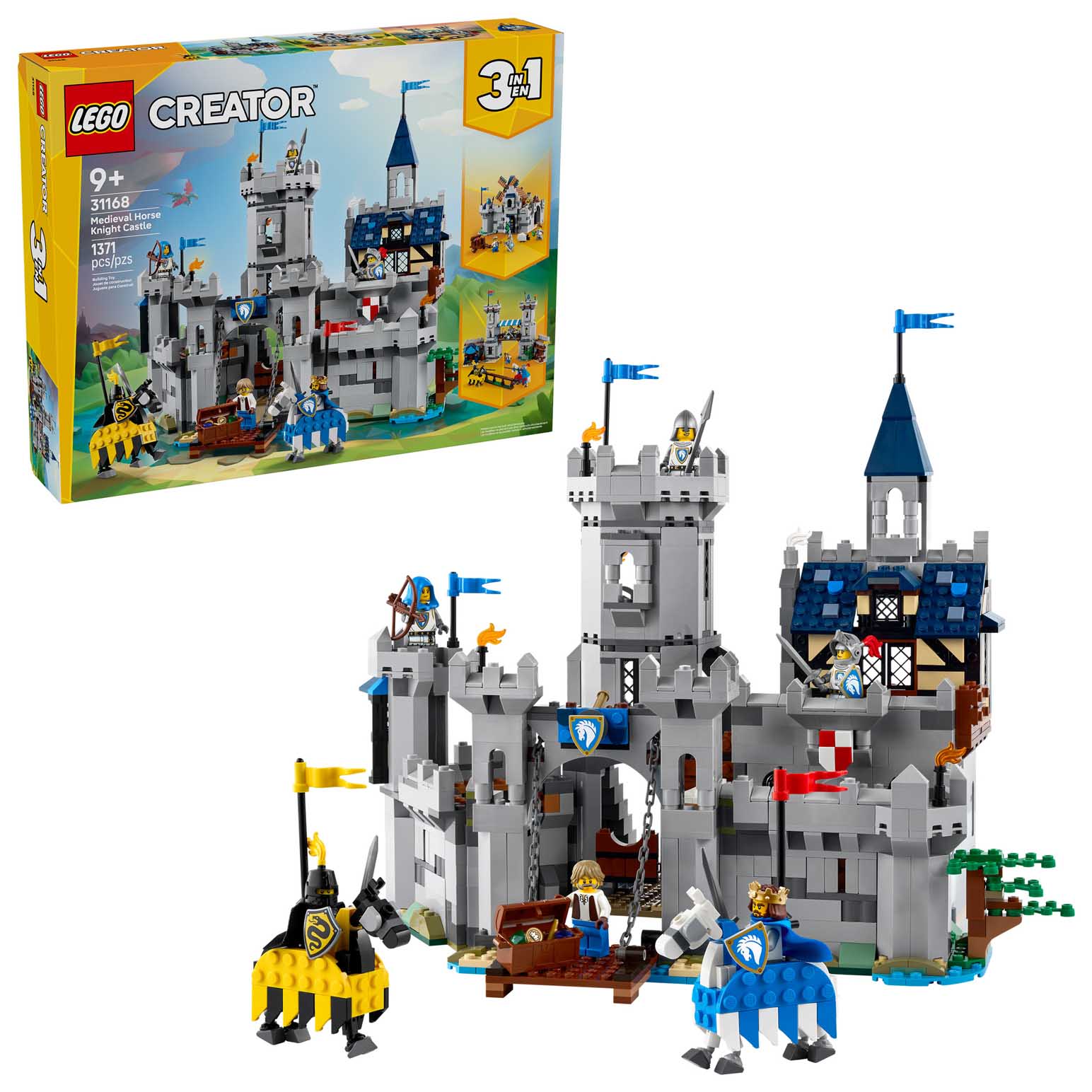 LEGO Creator 3in1 Medieval Horse Knight Castle