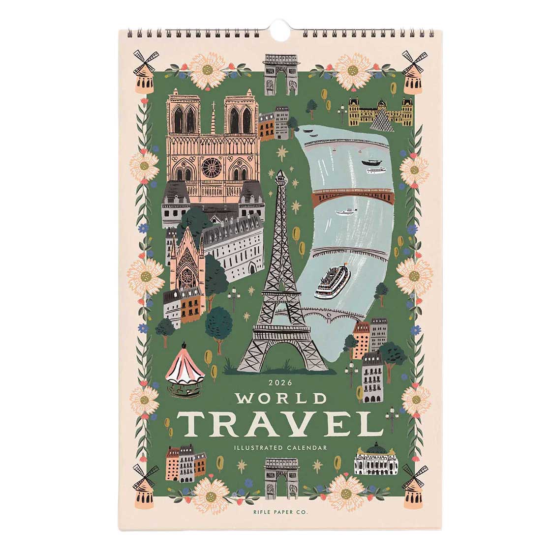 Rifle Paper Co. Travel Wall Calendar 2026
