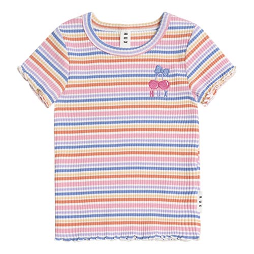 Huxbaby Rainbow Rib Tee 3-5Y