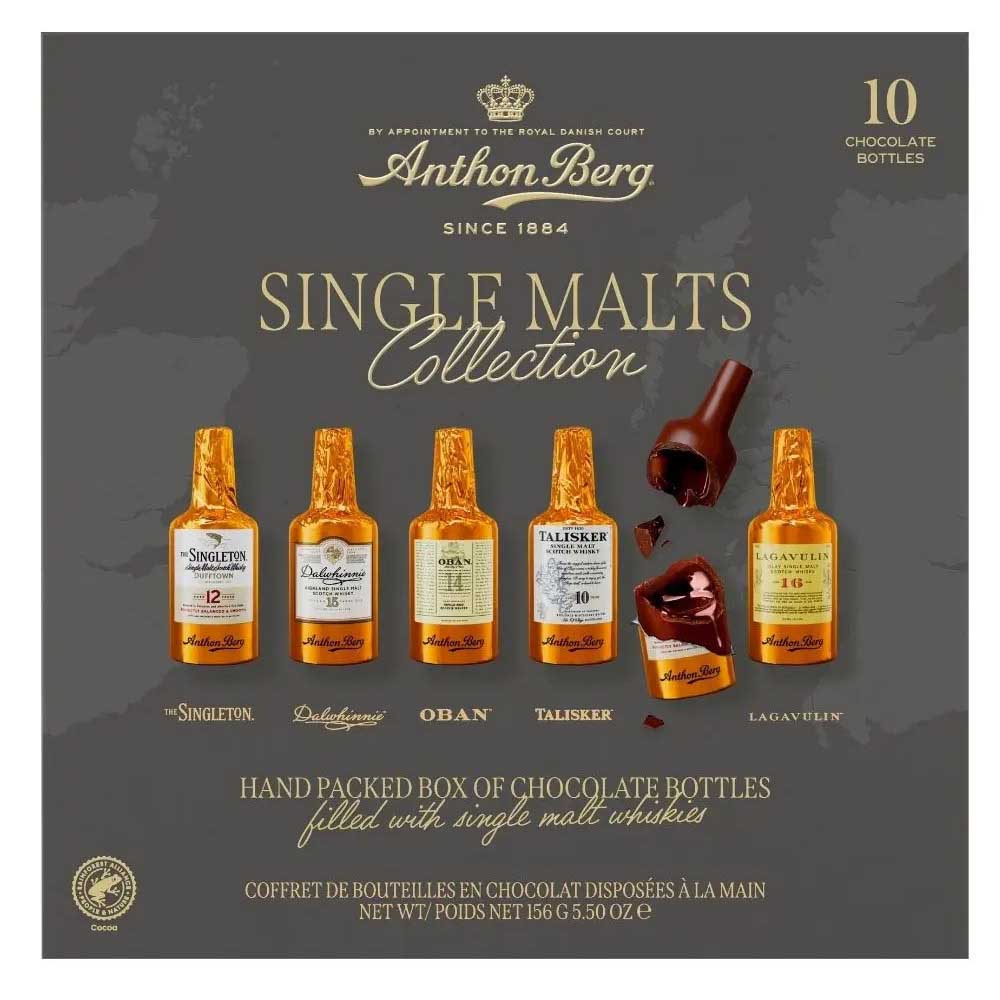 Anthon Berg 10 Piece Chocolate Liqueur Single Malts 156g
