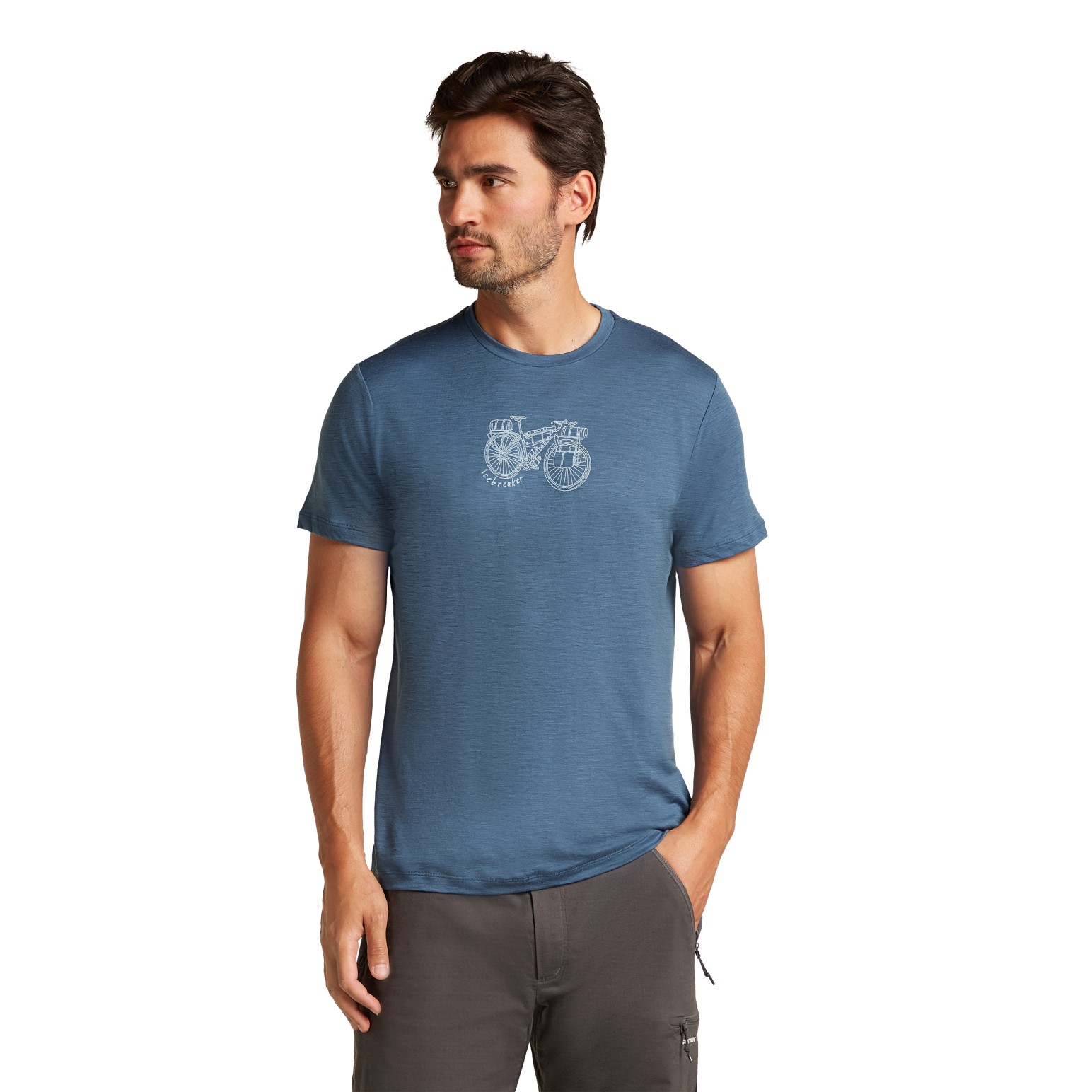 Icebreaker M Merino 150 Tech Lite SS Tee Adventure Ride