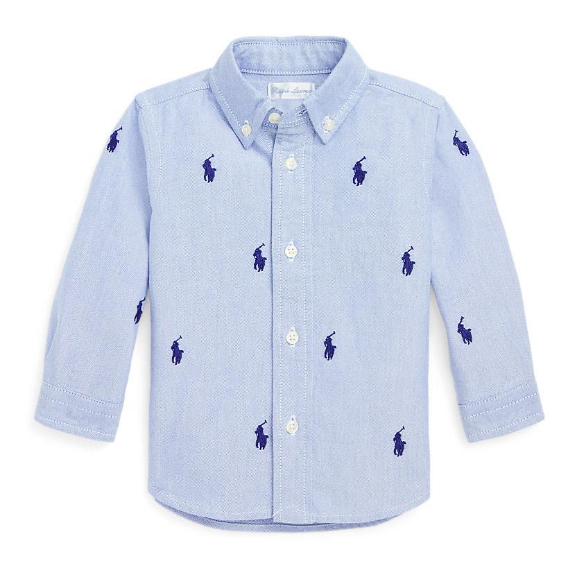Polo Ralph Lauren Polo Pony Cotton Oxford Shirt 3M-24M