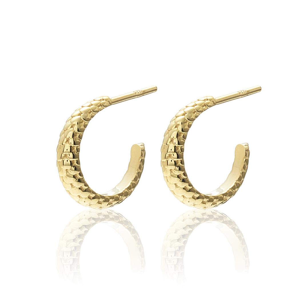 Silk & Steel Small Infinity Hoops