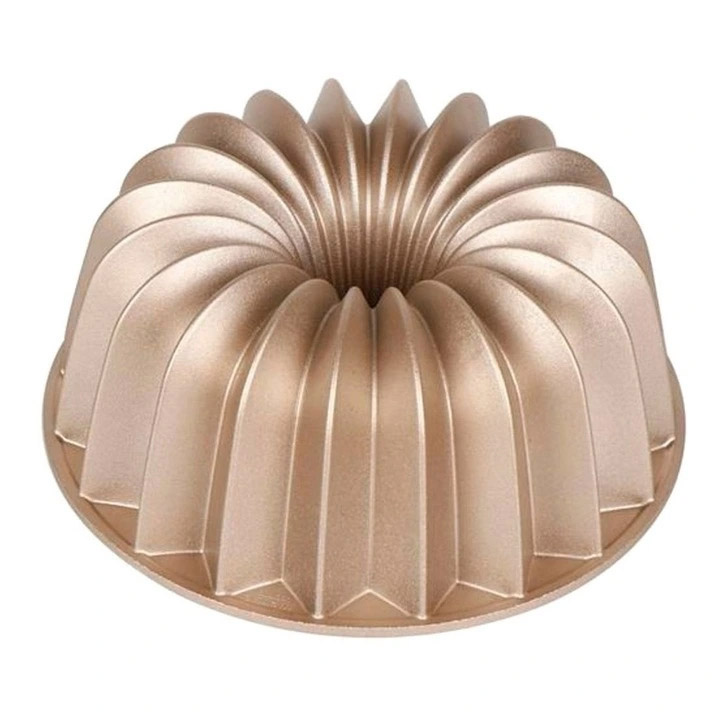 Baker's Secret Fluted French Wreath Non-Stick Pan 22.5x10cm Champagne