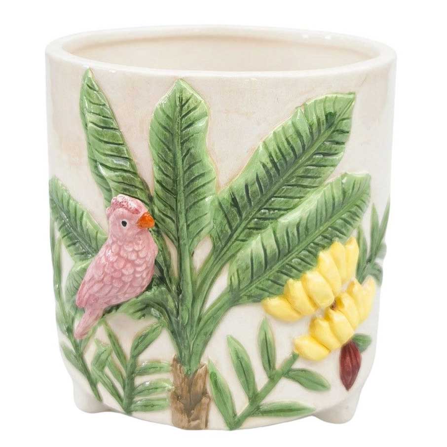 Urban Products Jungle Planter Beige & Green 15cm