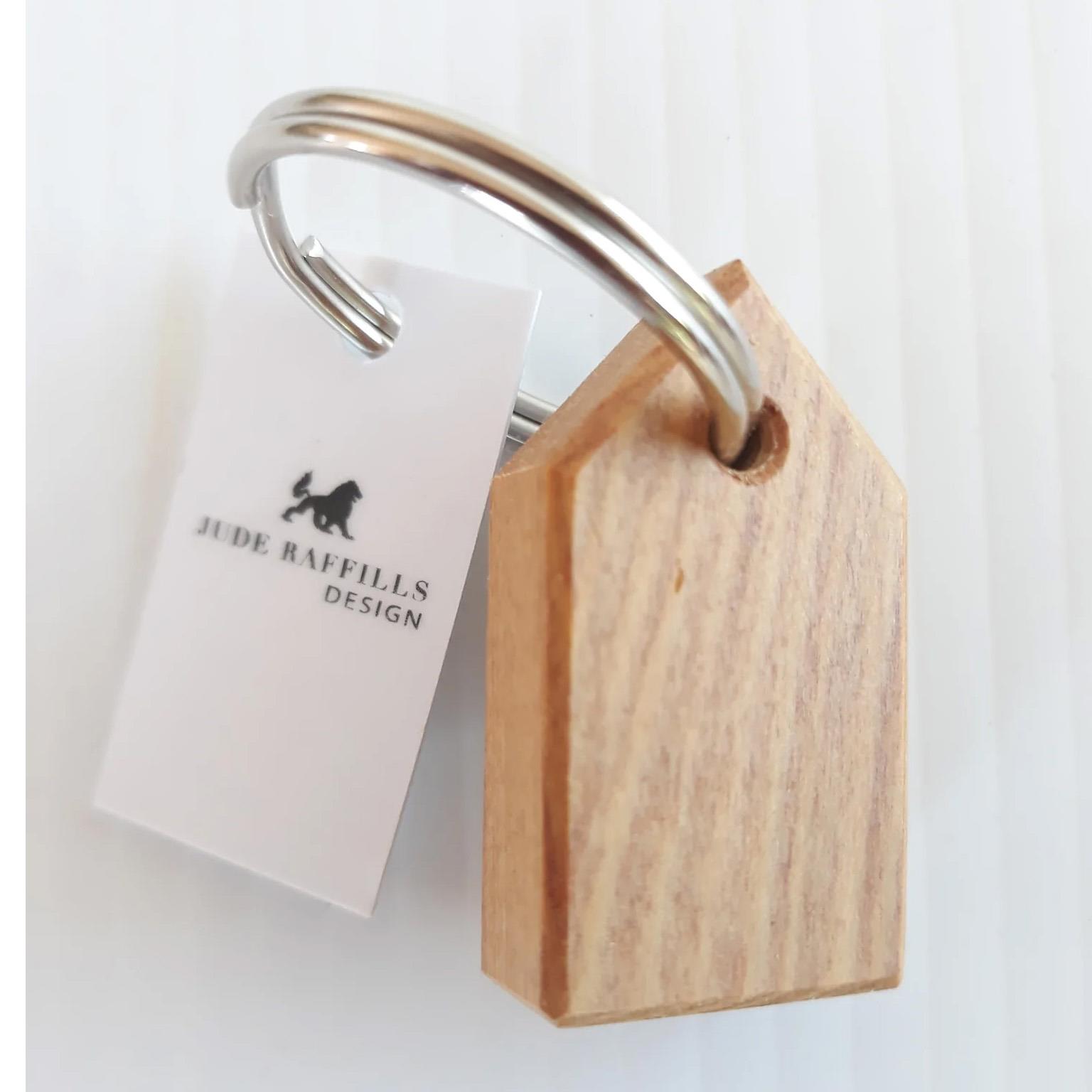Jude Raffills Design Wooden House Key Ring