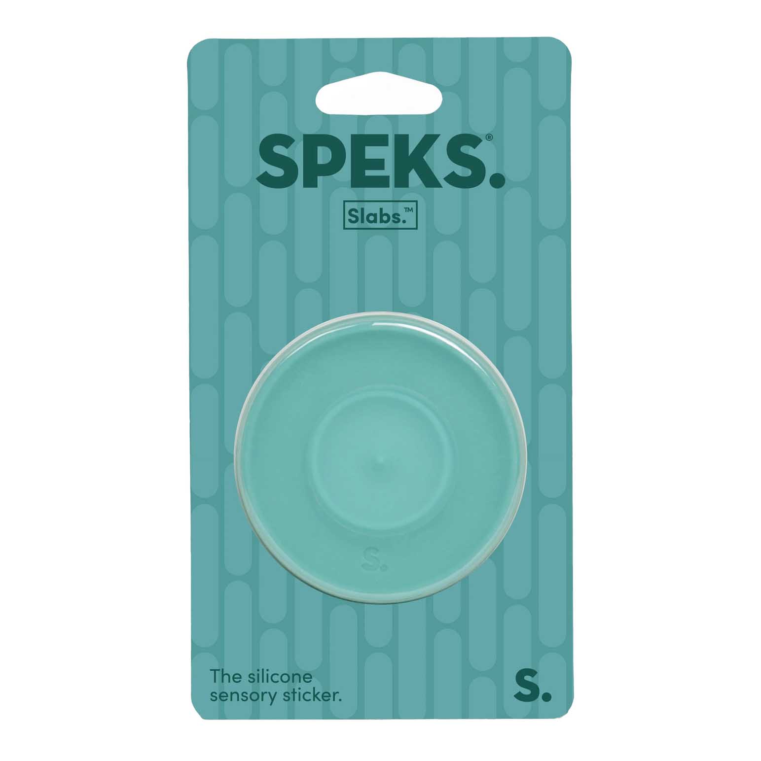 Speks Slabs Circle Sensory Sticker - Path Green