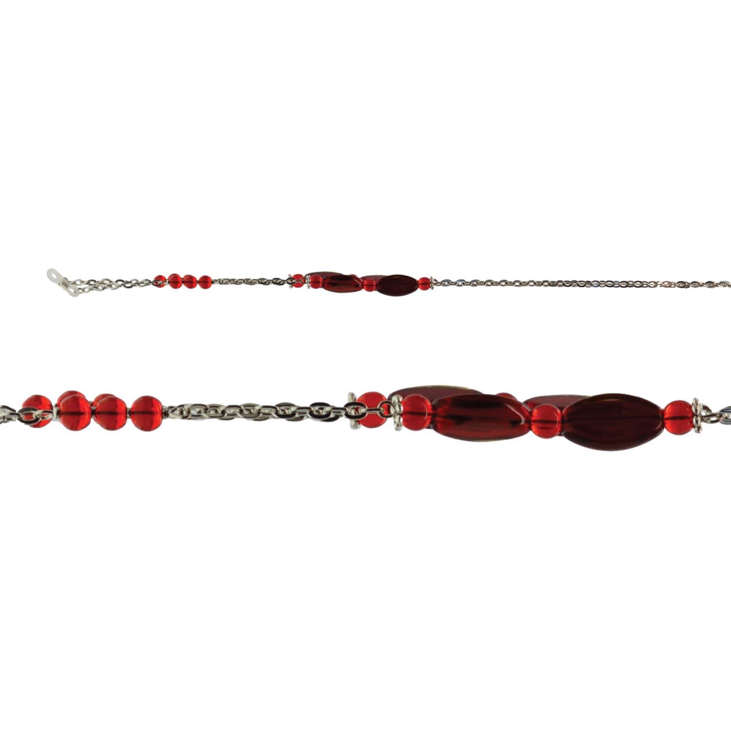 On The Nose Red Beads On Chain