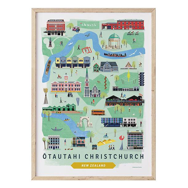 Robertson Creative Otautahi A2 Poster, Rolled In Tube