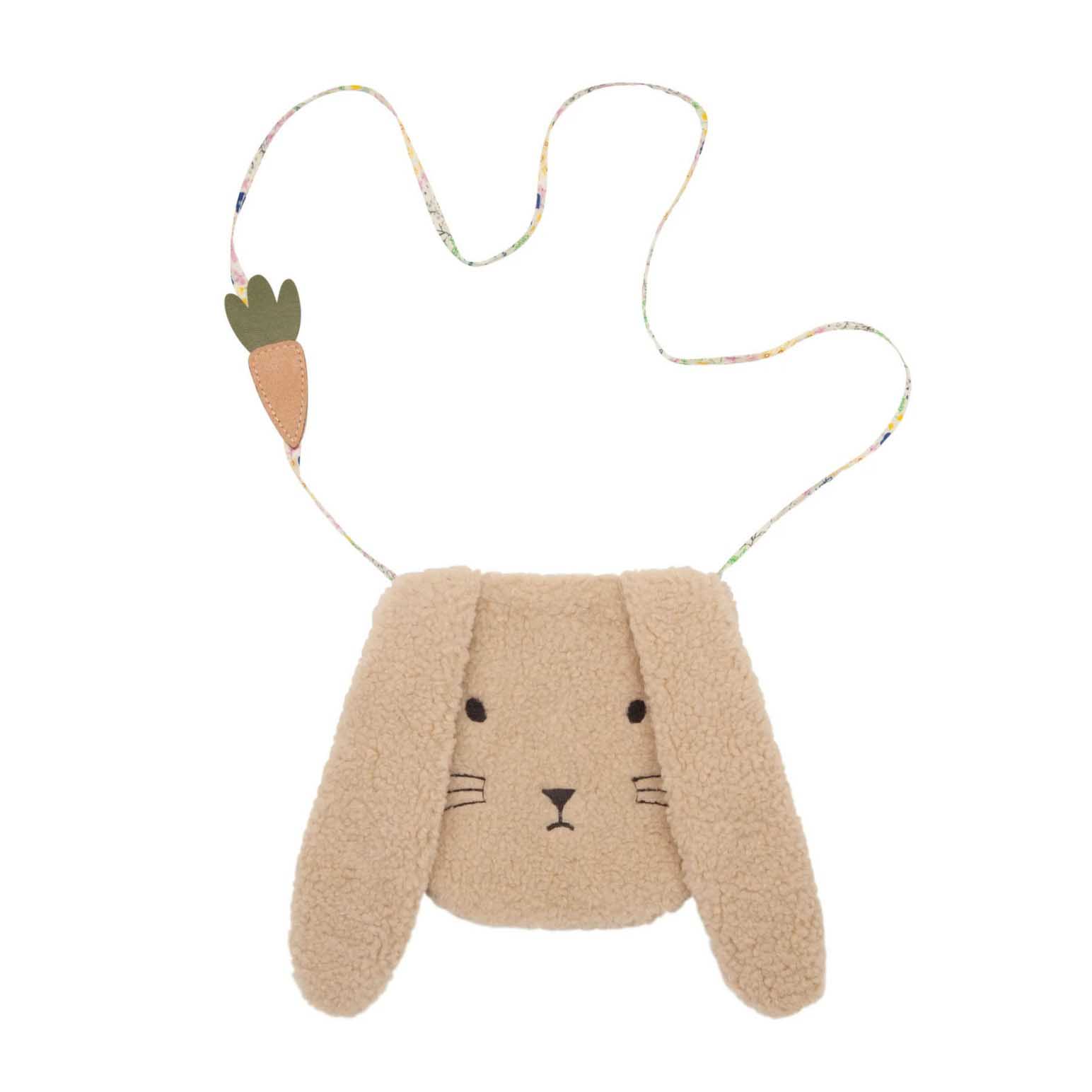 Mimi & Lula Fluffy Bunny Bag Beige