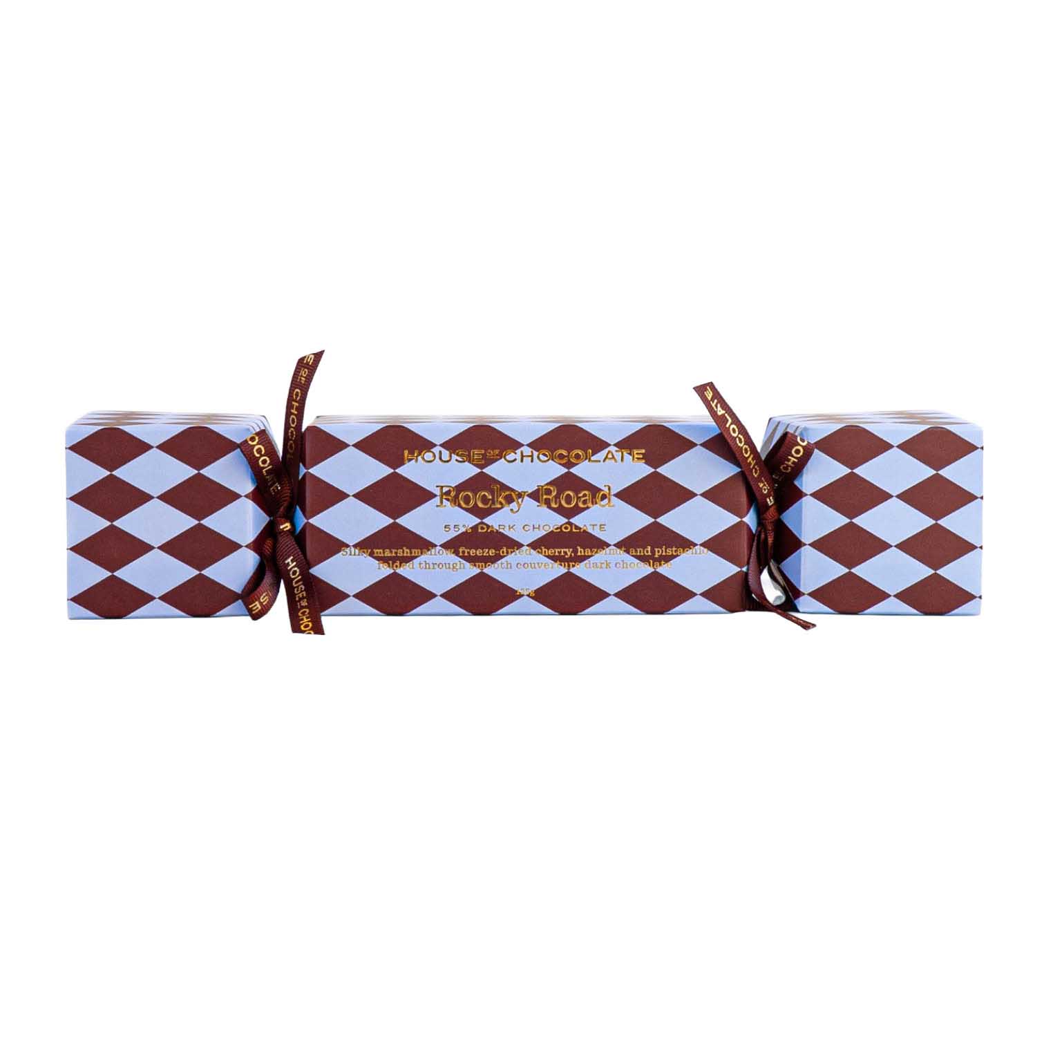House of Chocolate Rocky Road Large Christmas Cracker 125g