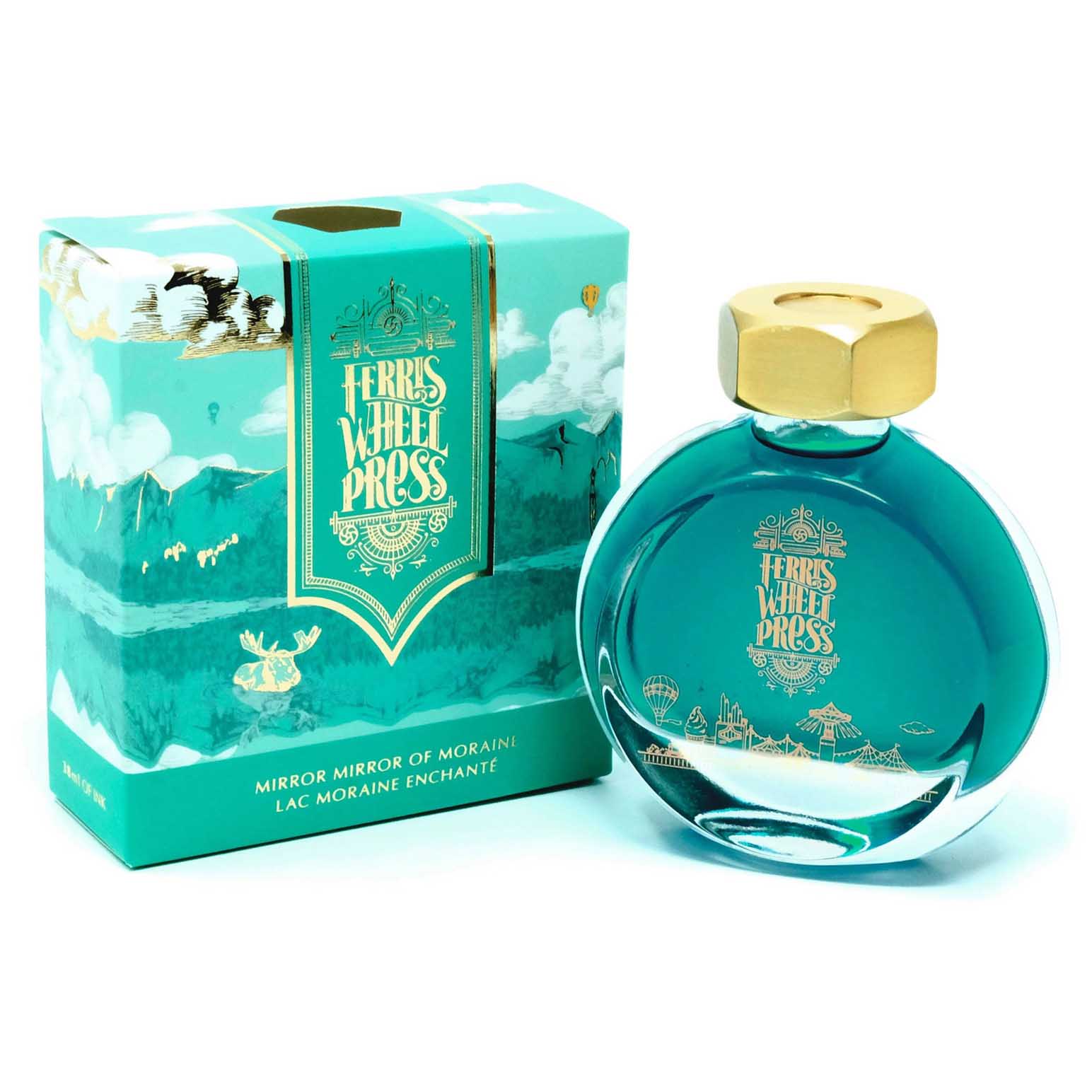 Ferris Wheel Press Fountain Pen Ink - Mirror Mirror Of Moraine 38ml