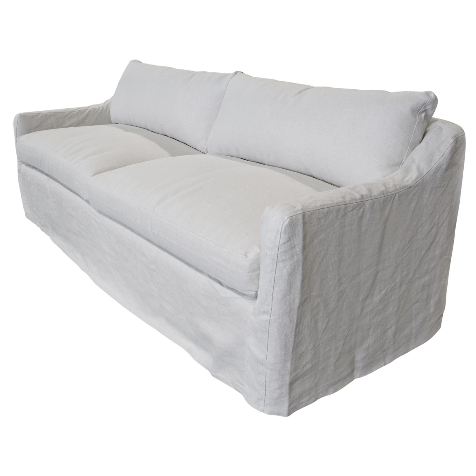 French Country Dume Sofa Sand Linen