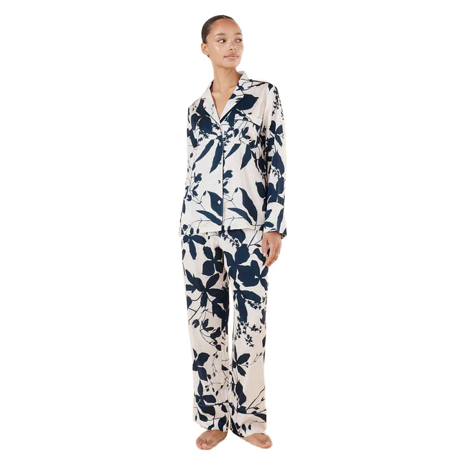 Gingerlilly Ivy Silky Satin Pj Set