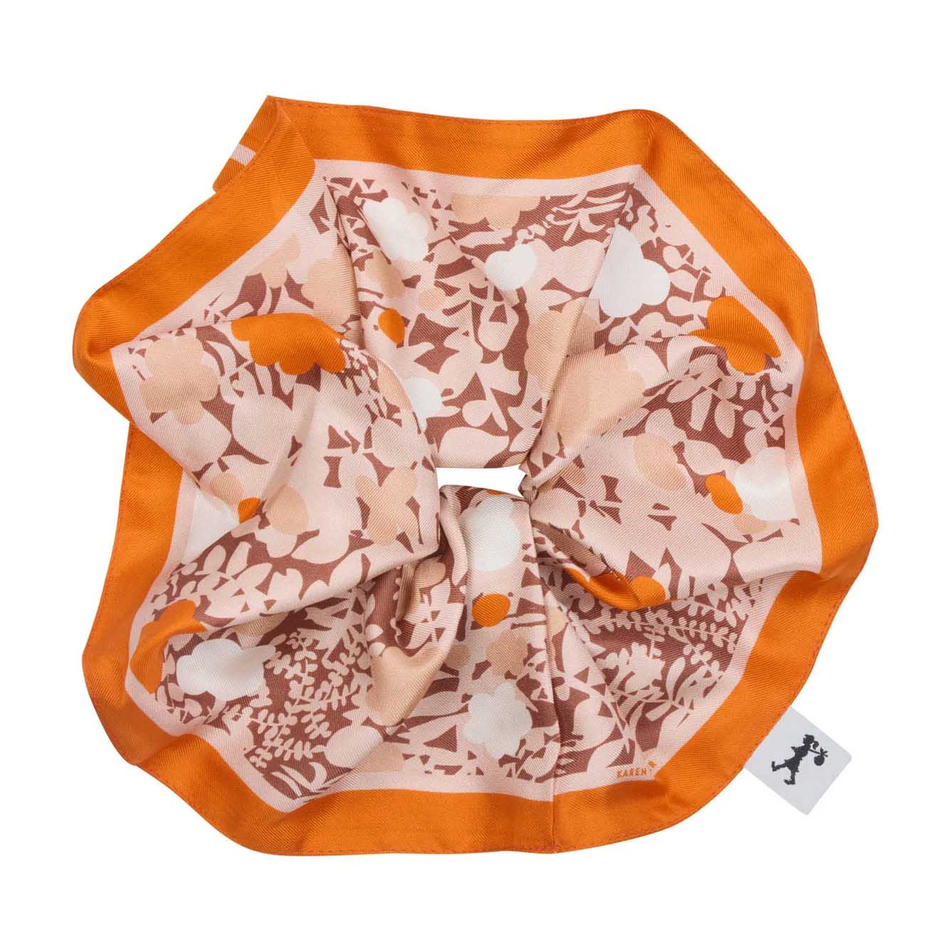 Karen Walker XL Silk Scrunchie Pink