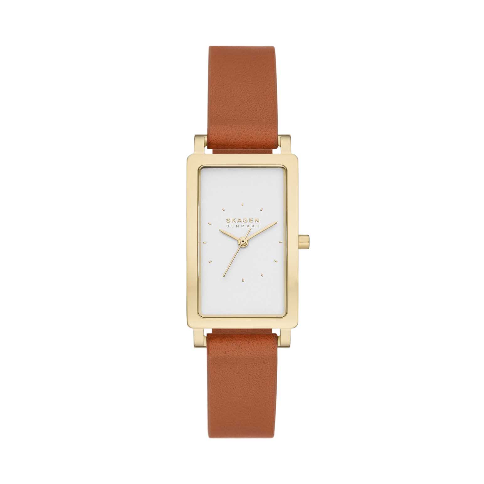 Skagen Hagen Lille Brown Leather Watch SKW3097