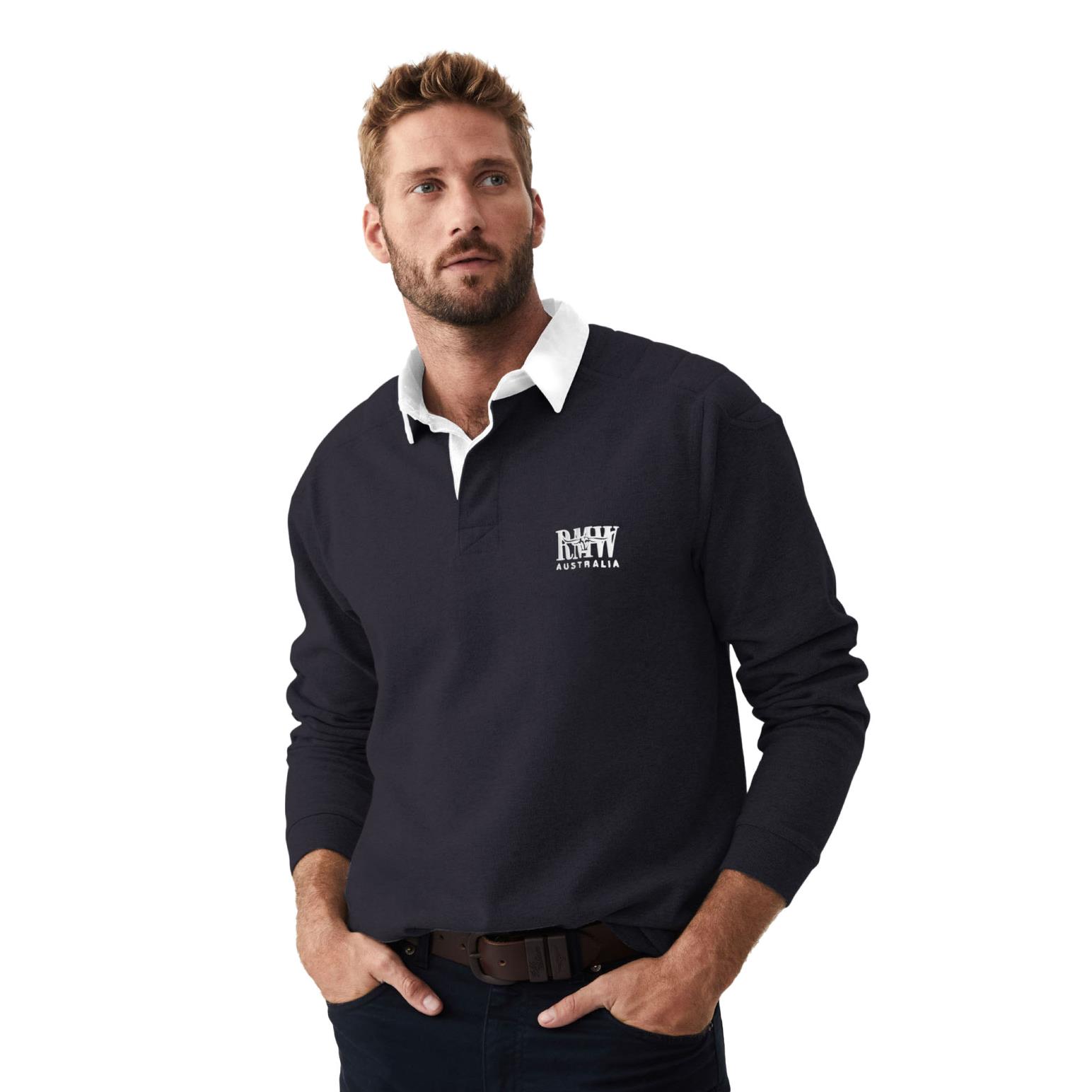 R.M. Williams Padded Rugby L/S Polo