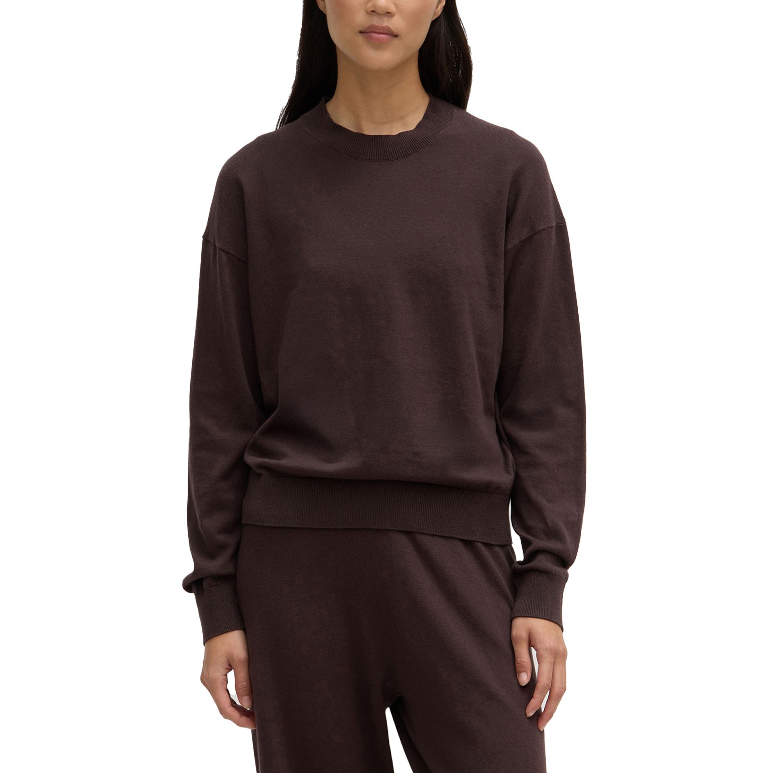 Assembly Label Cotton Cashmere Lounge Sweater Ganache